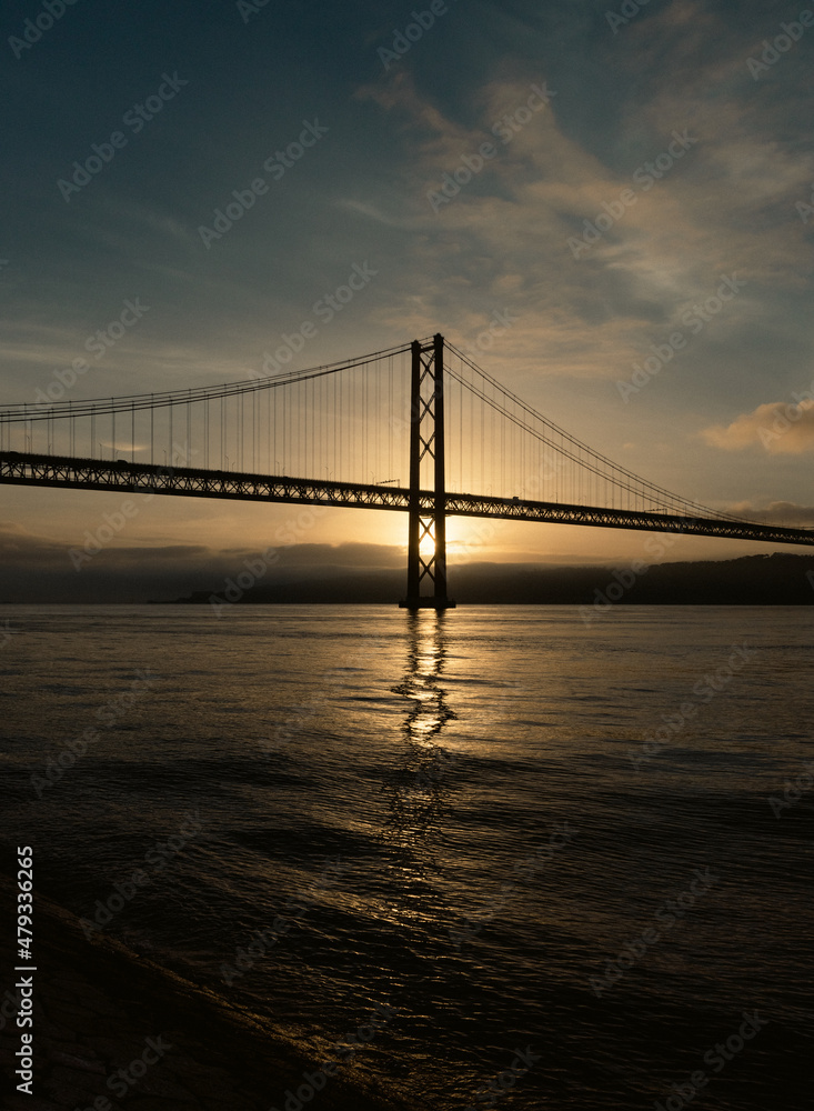 Hora dourada em Lisboa