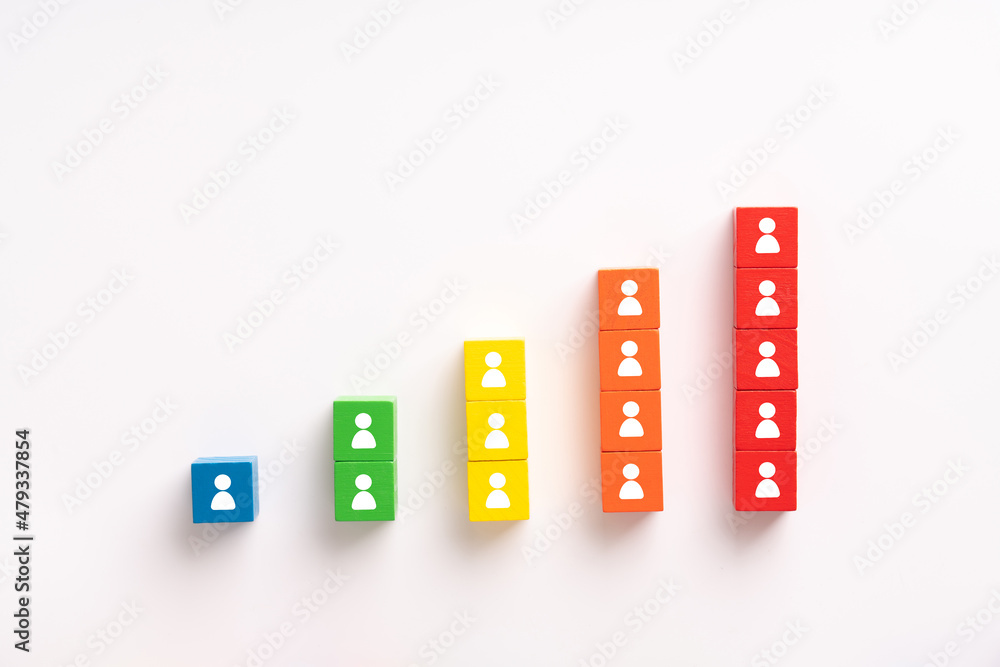 Business & HR icon on colorful jigsaw puzzle Business & HR icon on colorful jigsaw puzzle