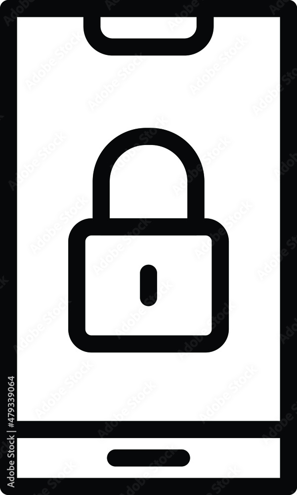 Lock Vector Icon Design Illustration Lock Vector Icon Design Illustration