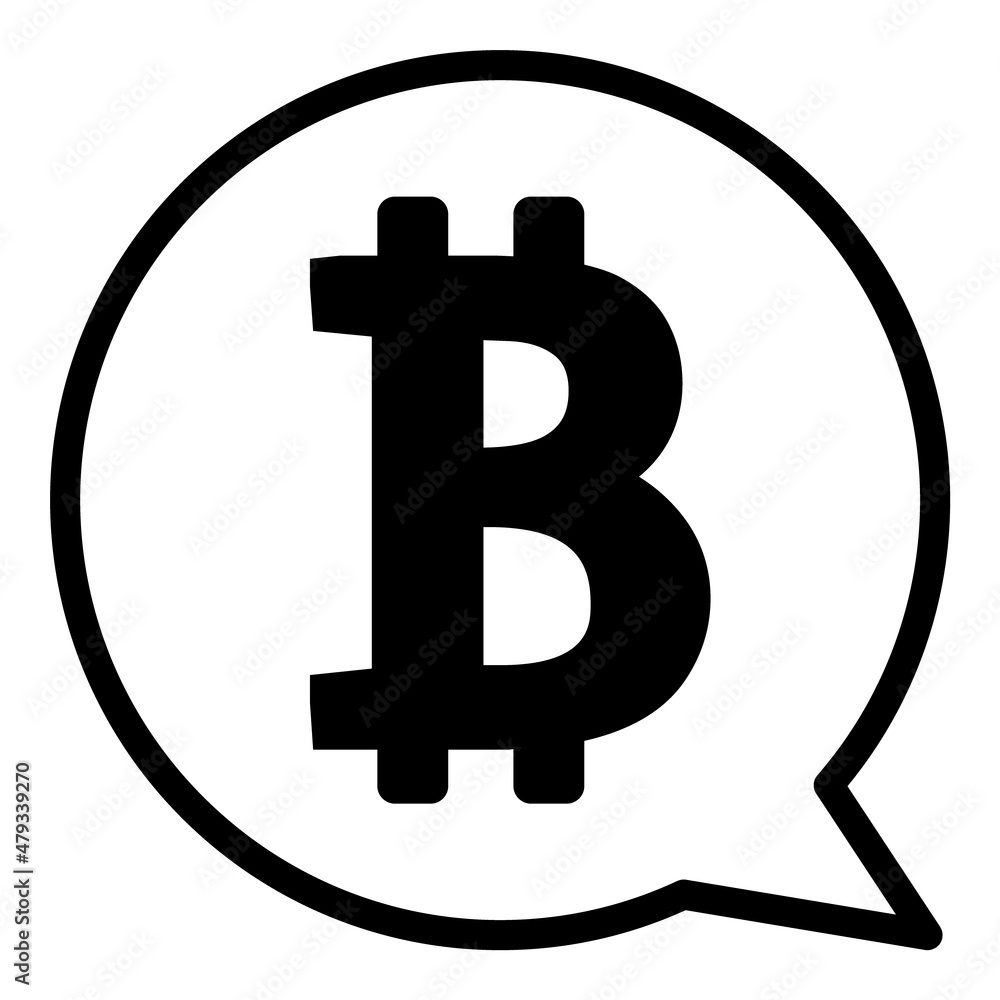 Bitcoin Flat Icon Isolated On White Background Bitcoin Flat Icon Isolated On White Background