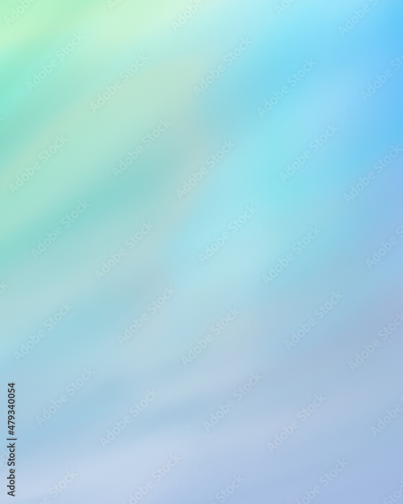 A weightless translucent composition of iridescent pastel shades 