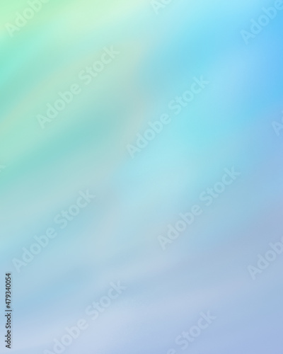 A weightless translucent composition of iridescent pastel shades 
