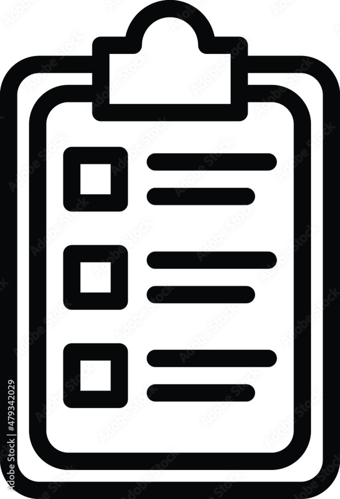 Clipboard Vector Icon Design Illustration Clipboard Vector Icon Design Illustration