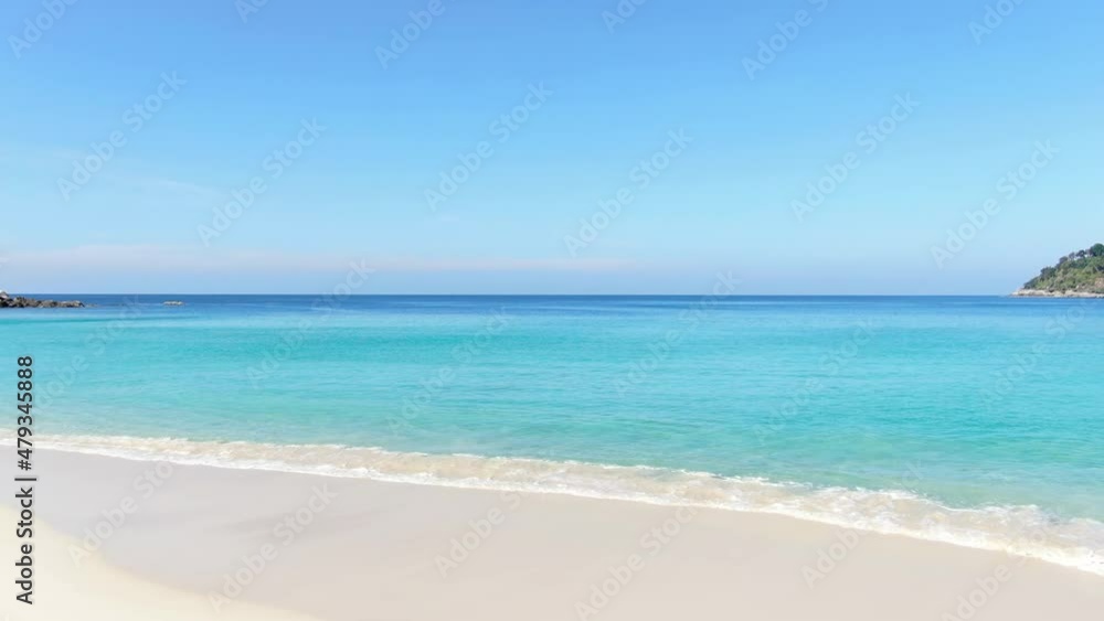 Landscape Sea nature white clean sandy with blue sky. Landscape Sea nature white clean sandy with blue sky.
