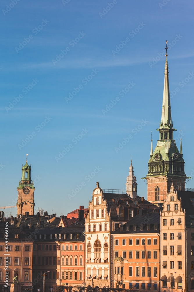 Obraz premium Stockholm is the capital of Sweden.