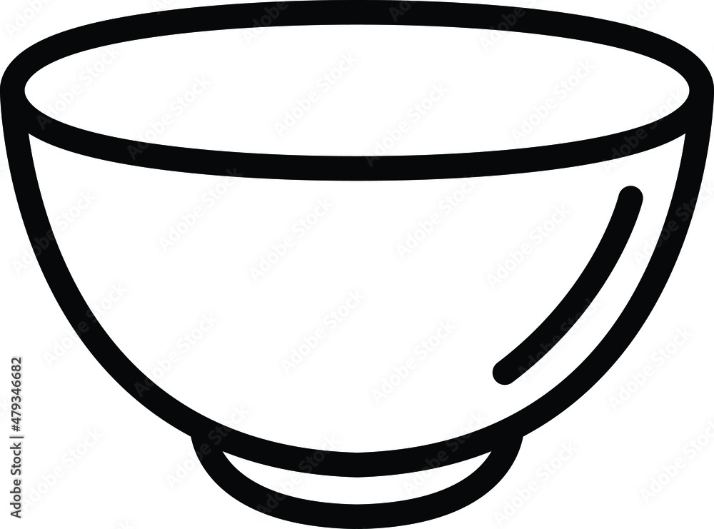 Bowl Vector Icon Design Illustration Bowl Vector Icon Design Illustration