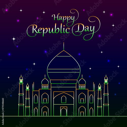 Happy Republic Day India Poster
