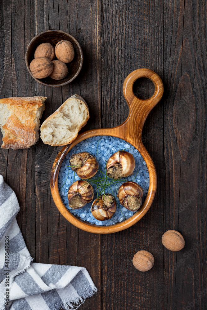 Bourgogne snails,with fresh parsley, nuts and garlic Bourgogne snails,with fresh parsley, nuts and garlic