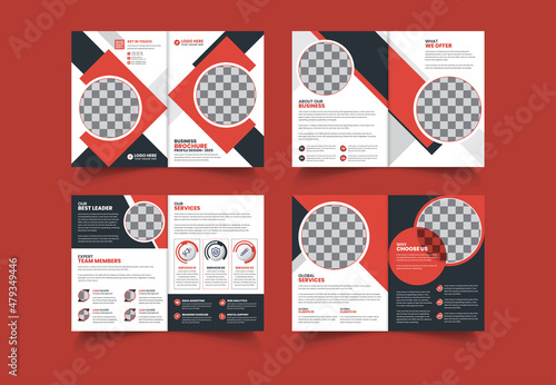 corporate business brochure layout design (ID: 479349446)