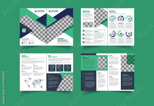 corporate business brochure layout design (ID: 479349448)