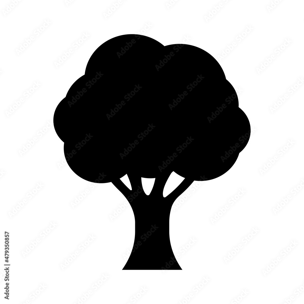 Modern tree icon vector on white background. Isolated vector logo. Modern minimal design. Modern tree icon vector on white background. Isolated vector logo. Modern minimal design.
