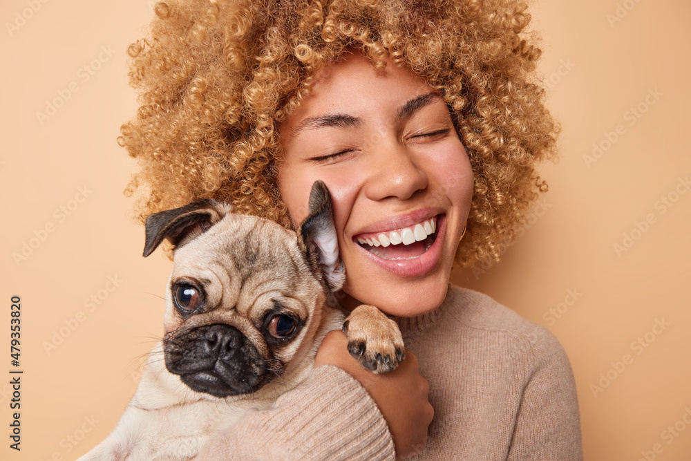 Curly online haired pug
