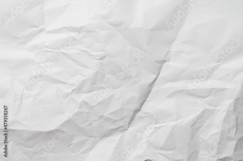 Photocopy crumpled or wrinkled paper texture and background, close up