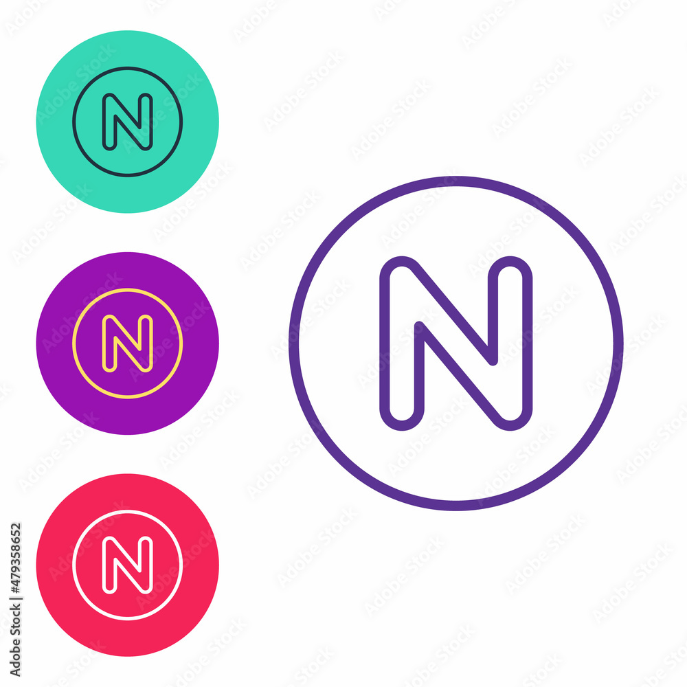 Set line Compass north icon isolated on white background. Windrose navigation symbol. Wind rose sign. Set icons colorful. Vector Set line Compass north icon isolated on white background. Windrose navigation symbol. Wind rose sign. Set icons colorful. Vector