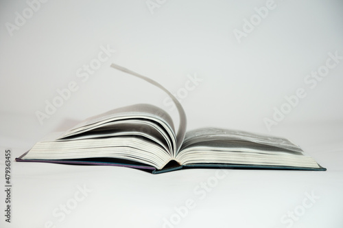 open book on white background. High quality photo © PopOff