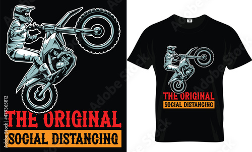 The original social distancing t-shirt design