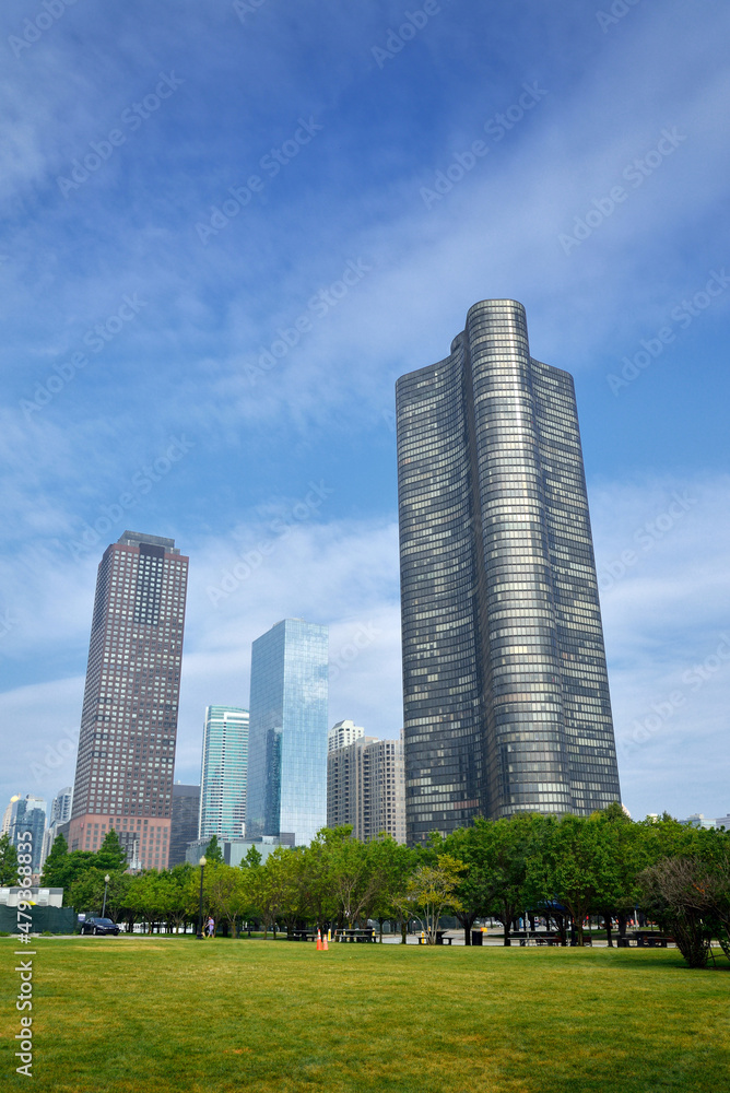 Obraz premium skyscrapers in downtown city