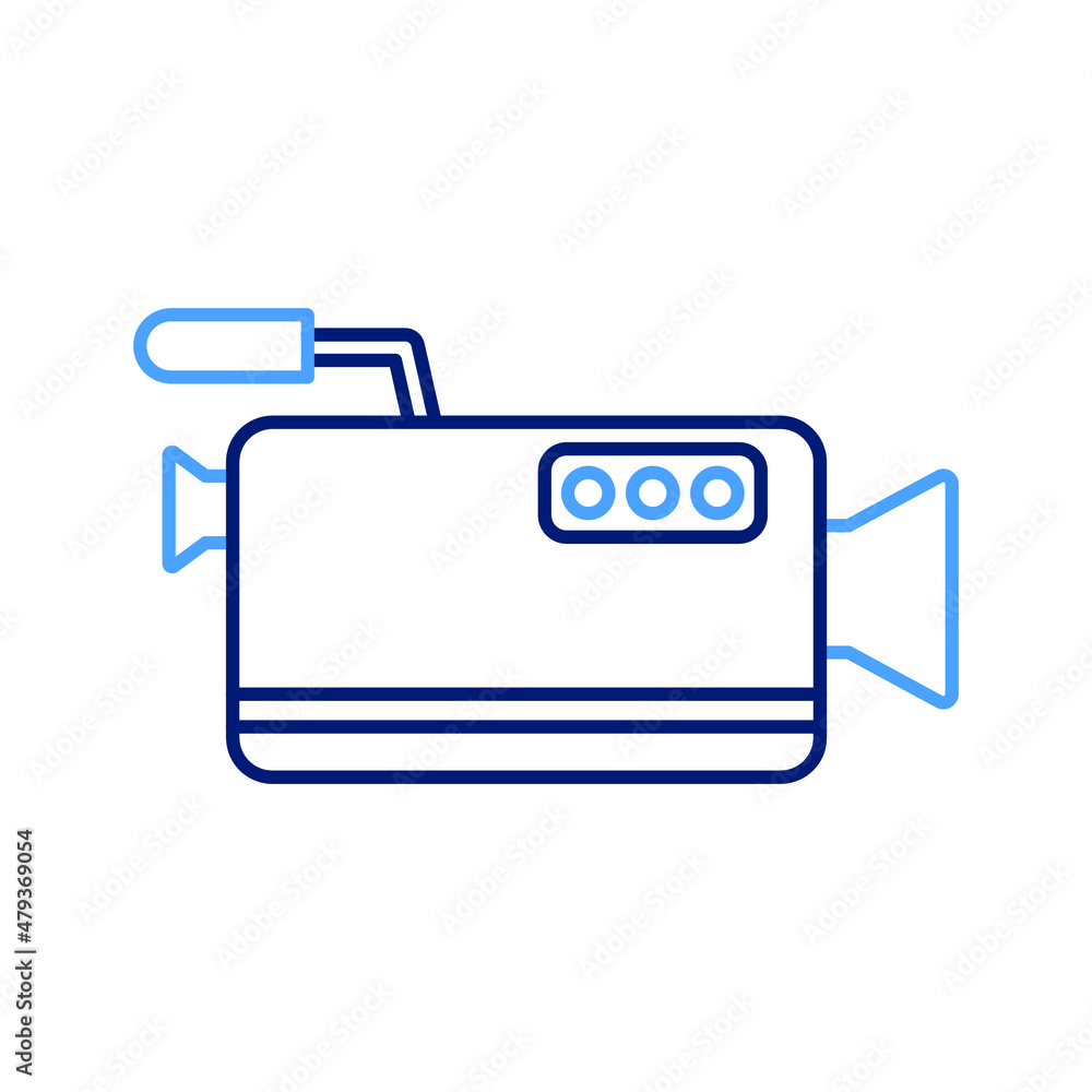 video camera Vector icon which is suitable for commercial work and easily modify or edit it