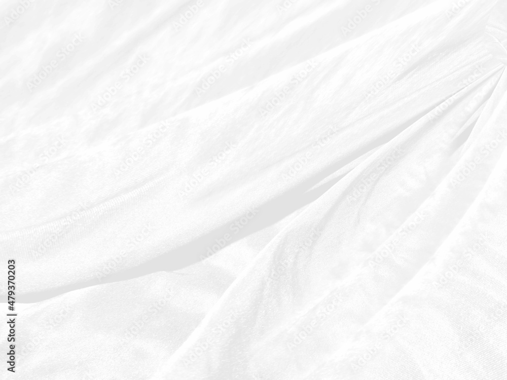 Clean woven soft fabric white abstract smooth curve shape decorative fashion textile backgrounds Clean woven soft fabric white abstract smooth curve shape decorative fashion textile backgrounds