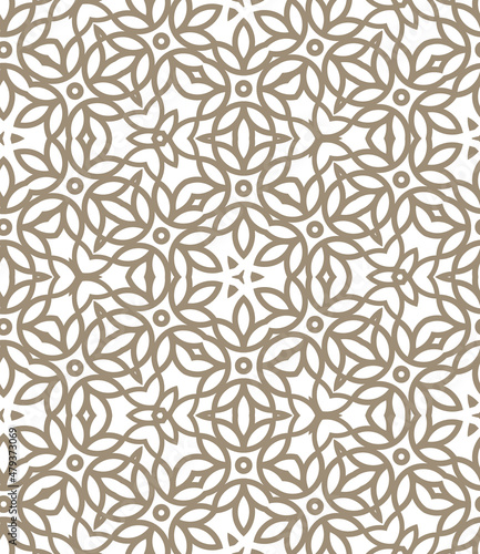 Seamless vector background. Decorative print design