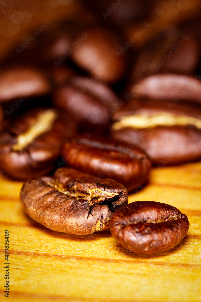 Obraz premium Kaffee-Bohnen