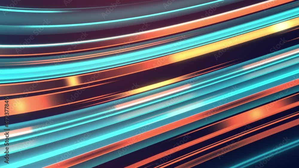 The movement of the glowing lines The movement of the glowing lines