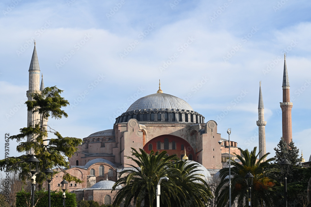 Fototapeta premium Hagia Sophia Mosque, Istanbul, Turkey