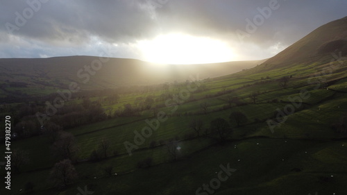 Mountain View at Peak District England