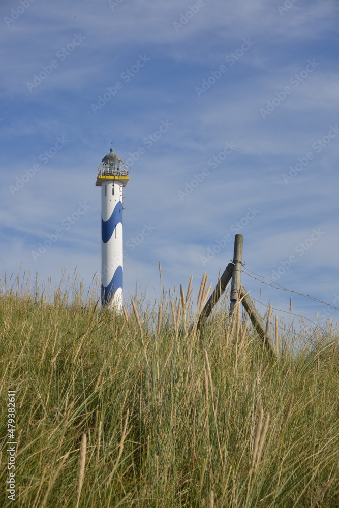 lighthouse on a sky background