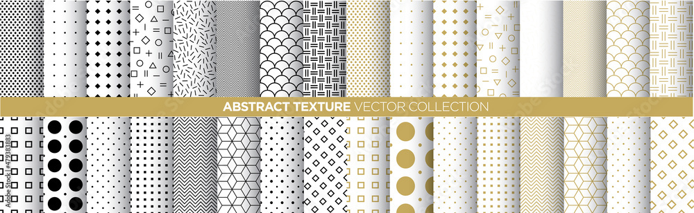 Texture Minimalistic Vector Patterns - obrazy, fototapety, plakaty 
