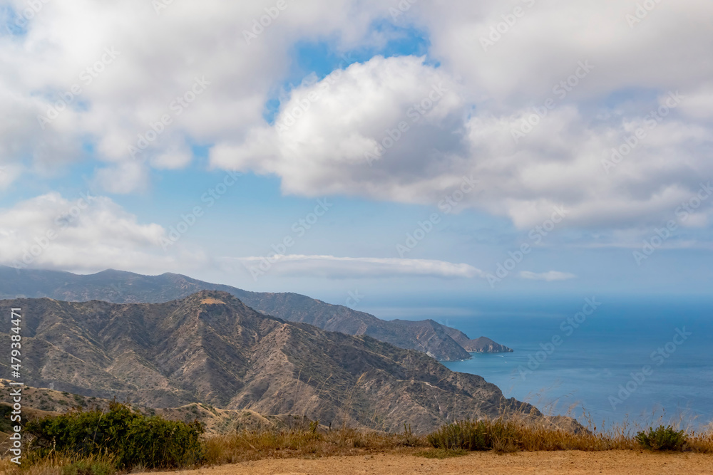 Obraz premium Mountain landscape of Catalina Island