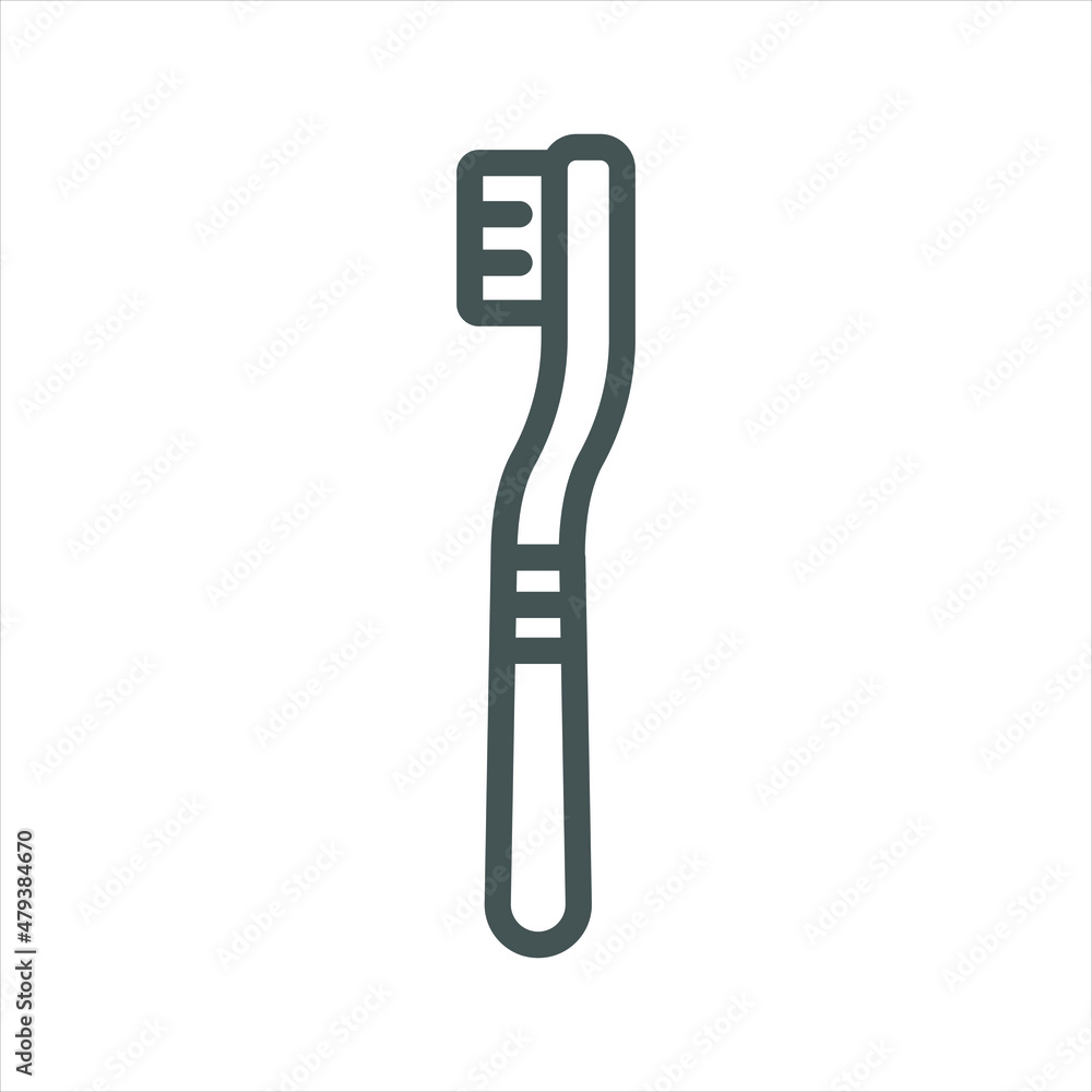 Toothbrush Bathroom Simple Icon Toothbrush Bathroom Simple Icon