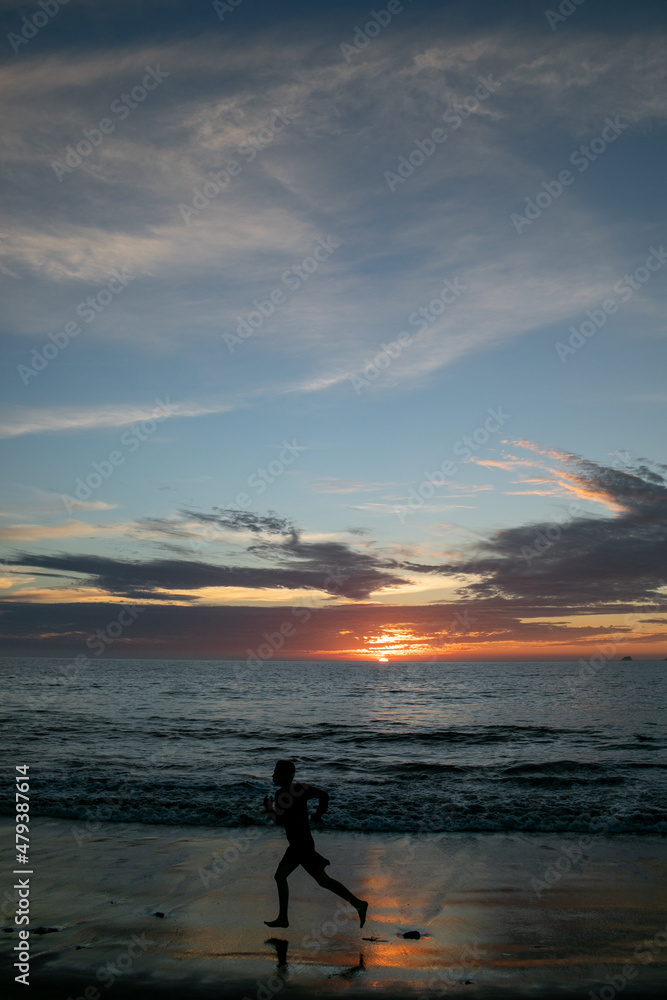 atardecer en la manzanilla, jalisco, mexico