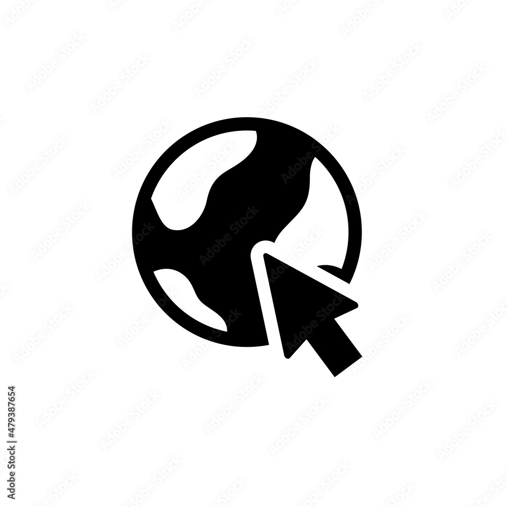 Internet simple flat icon vector illustration Internet simple flat icon vector illustration