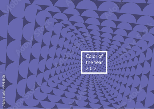 Abstract geometric pattern background in very peri color 2022. Vector illustration for covers, posters, flyers, magazines, business annual reports.