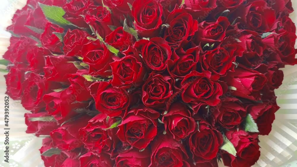 Huge bouquet of red roses. Floristic composition. Huge bouquet of red roses. Floristic composition.