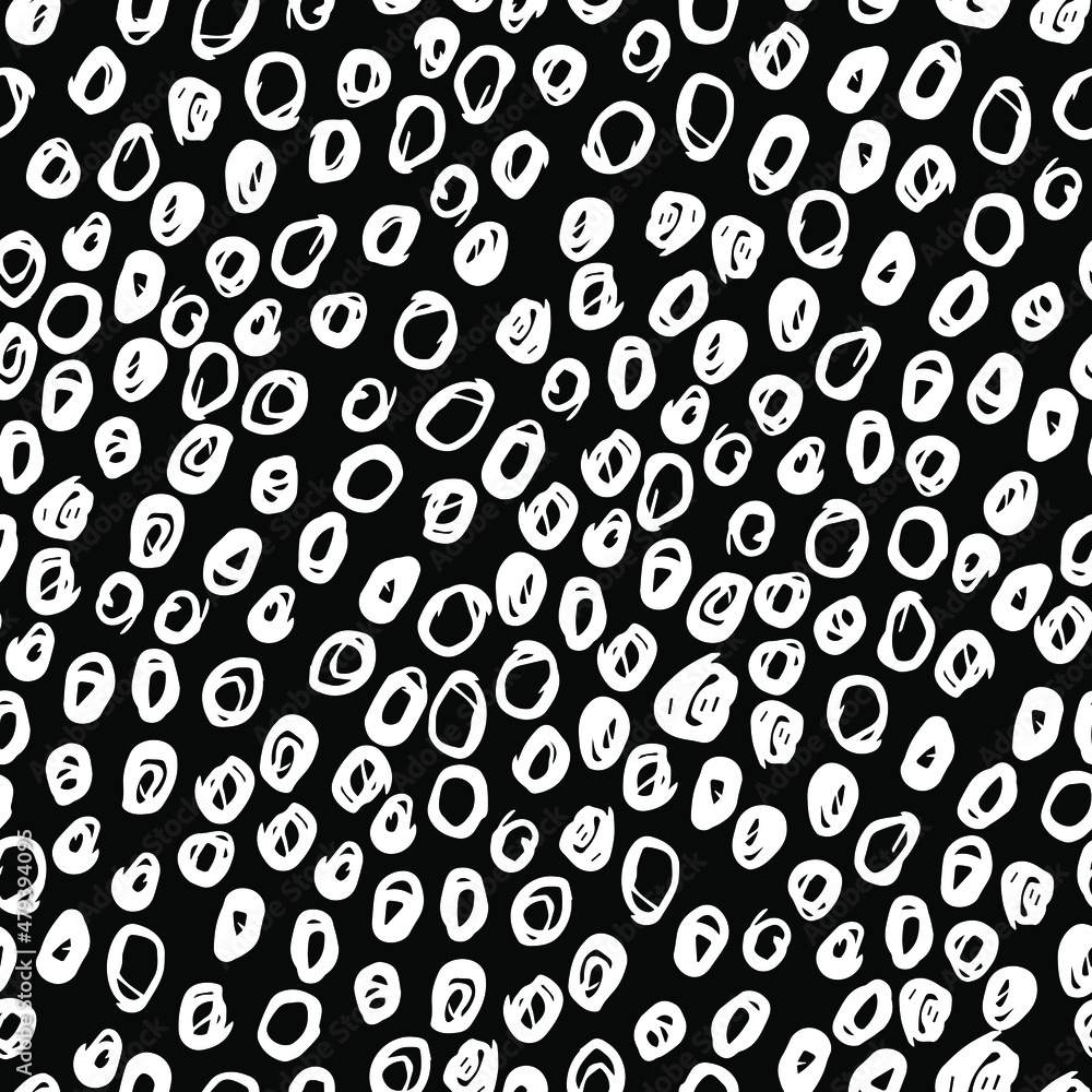 Simple seamless vector pattern of dots, strokes, spots, strokes. Hand drawn illustration, dry brush. Scandinavian style, wallpaper, fabric, textile design, wrapping paper Simple seamless vector pattern of dots, strokes, spots, strokes. Hand drawn illustration, dry brush. Scandinavian style, wallpaper, fabric, textile design, wrapping paper