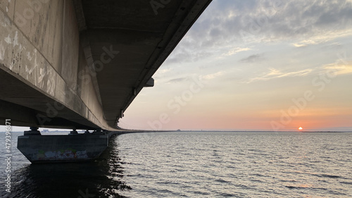Ölandbridge in sunset © Alwino