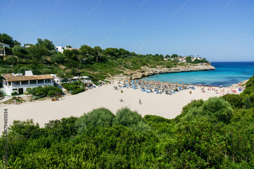 Cala Mendia, Manacor, costa de Llevant. Mallorca, Islas Baleares. Spain