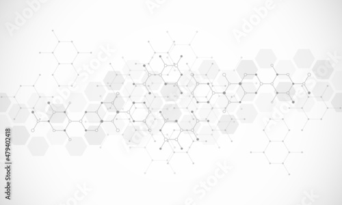 Molecular structure and genetic engineering, science, innovation technology, healthcare, and medicine design