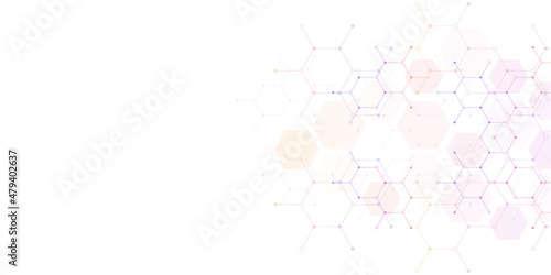 Molecular structure and genetic engineering, science, innovation technology, healthcare, and medicine design