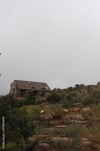 old house in the mountains