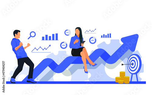 Business Growth concept illustration