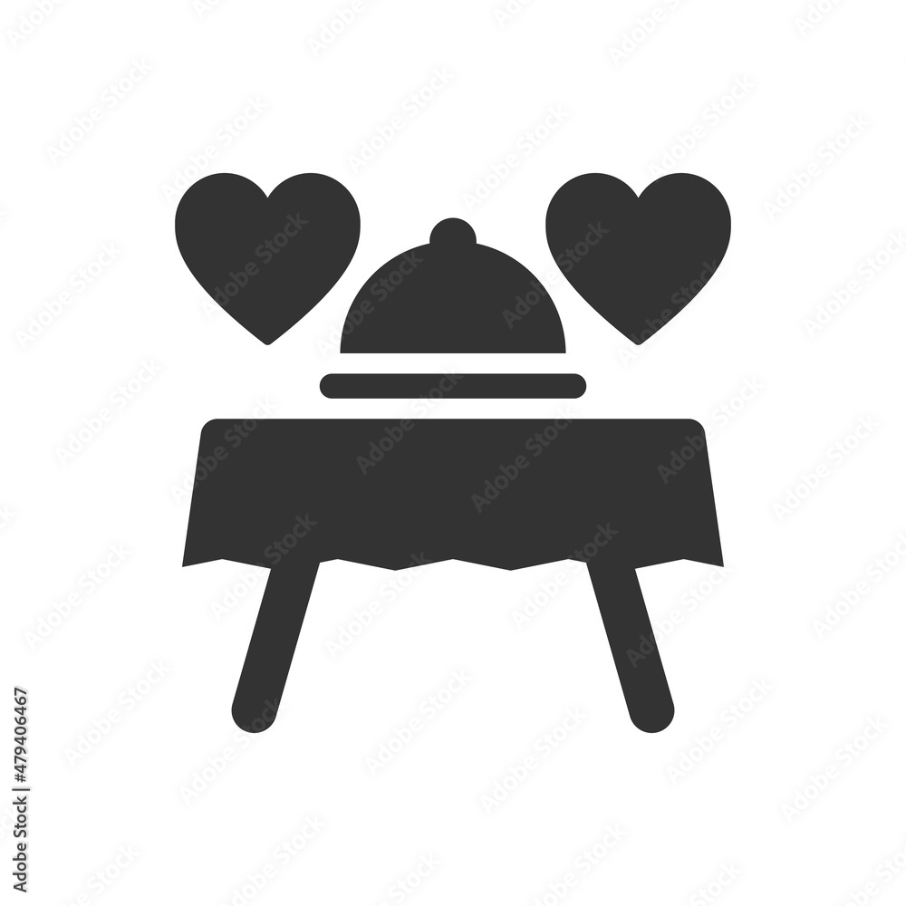 Wedding Dinner Icon - Valentine Day Dinner Icon Wedding Dinner Icon - Valentine Day Dinner Icon