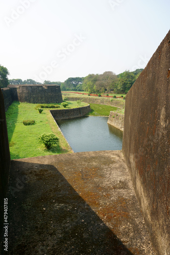 View of Palakkad fort that was captured by Hyder Ali, in 1766 AD, from a side. (ID: 479407815)