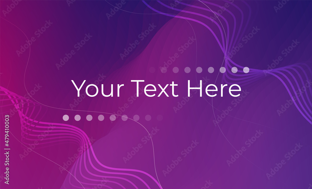 Purple abstract background with waves and gradient. Template for text. Purple abstract background with waves and gradient. Template for text.