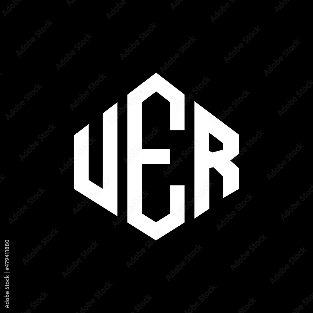 UER letter logo design with polygon shape. UER polygon and cube shape logo design. UER hexagon vector logo template white and black colors. UER monogram, business and real estate logo. UER letter logo design with polygon shape. UER polygon and cube shape logo design. UER hexagon vector logo template white and black colors. UER monogram, business and real estate logo.