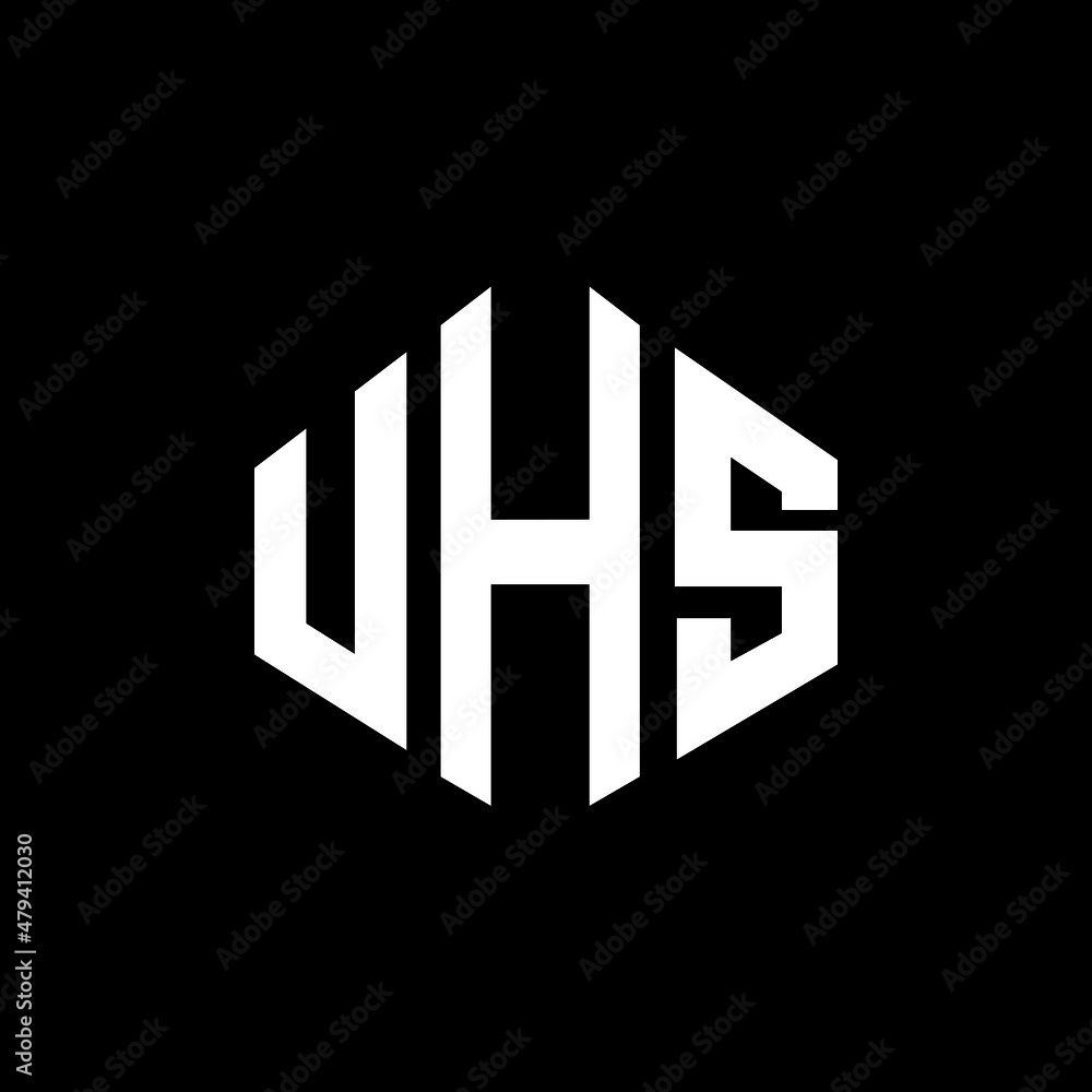 UHS letter logo design with polygon shape. UHS polygon and cube shape logo design. UHS hexagon vector logo template white and black colors. UHS monogram, business and real estate logo. UHS letter logo design with polygon shape. UHS polygon and cube shape logo design. UHS hexagon vector logo template white and black colors. UHS monogram, business and real estate logo.