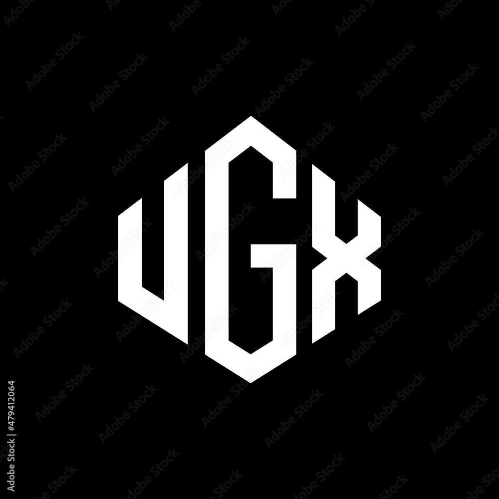 UGX letter logo design with polygon shape. UGX polygon and cube shape logo design. UGX hexagon vector logo template white and black colors. UGX monogram, business and real estate logo. UGX letter logo design with polygon shape. UGX polygon and cube shape logo design. UGX hexagon vector logo template white and black colors. UGX monogram, business and real estate logo.