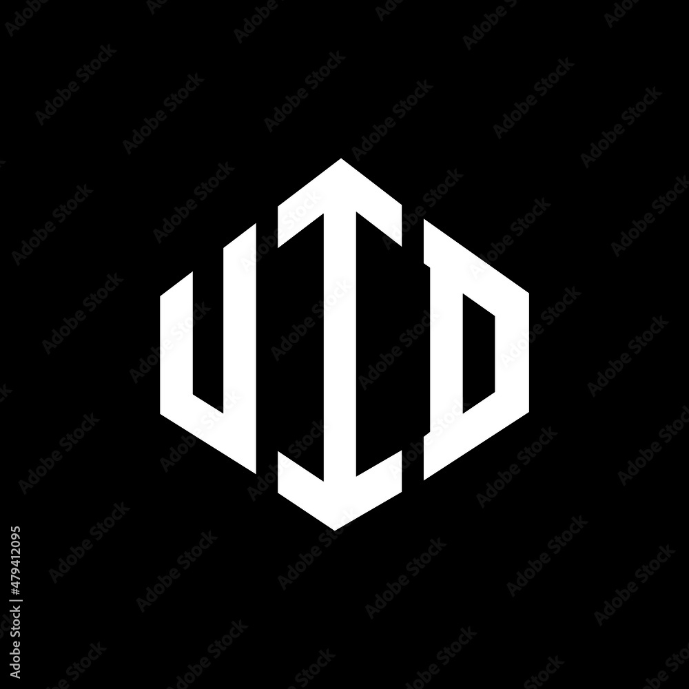 UID letter logo design with polygon shape. UID polygon and cube shape logo design. UID hexagon vector logo template white and black colors. UID monogram, business and real estate logo. UID letter logo design with polygon shape. UID polygon and cube shape logo design. UID hexagon vector logo template white and black colors. UID monogram, business and real estate logo.